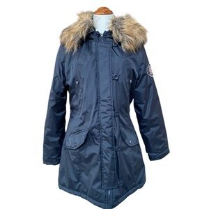 MADDEN GIRL Removable Faux Fur Cargo Jacket